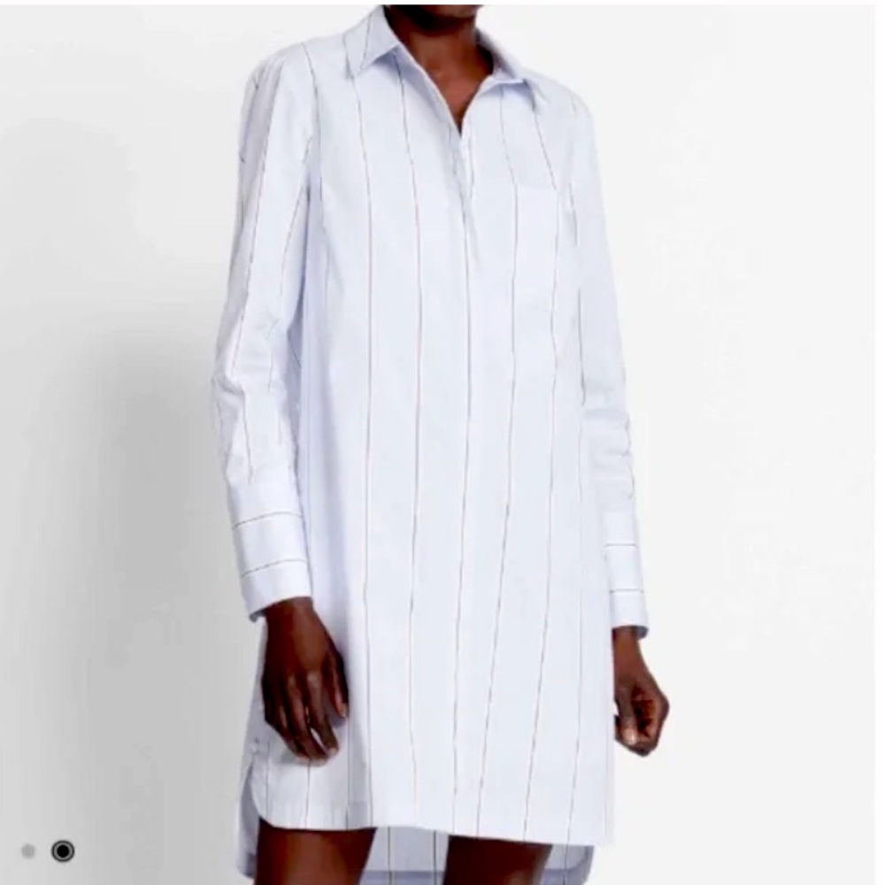 NWT Club Monaco Strawberta Dress in Blue Stripe - Size 8